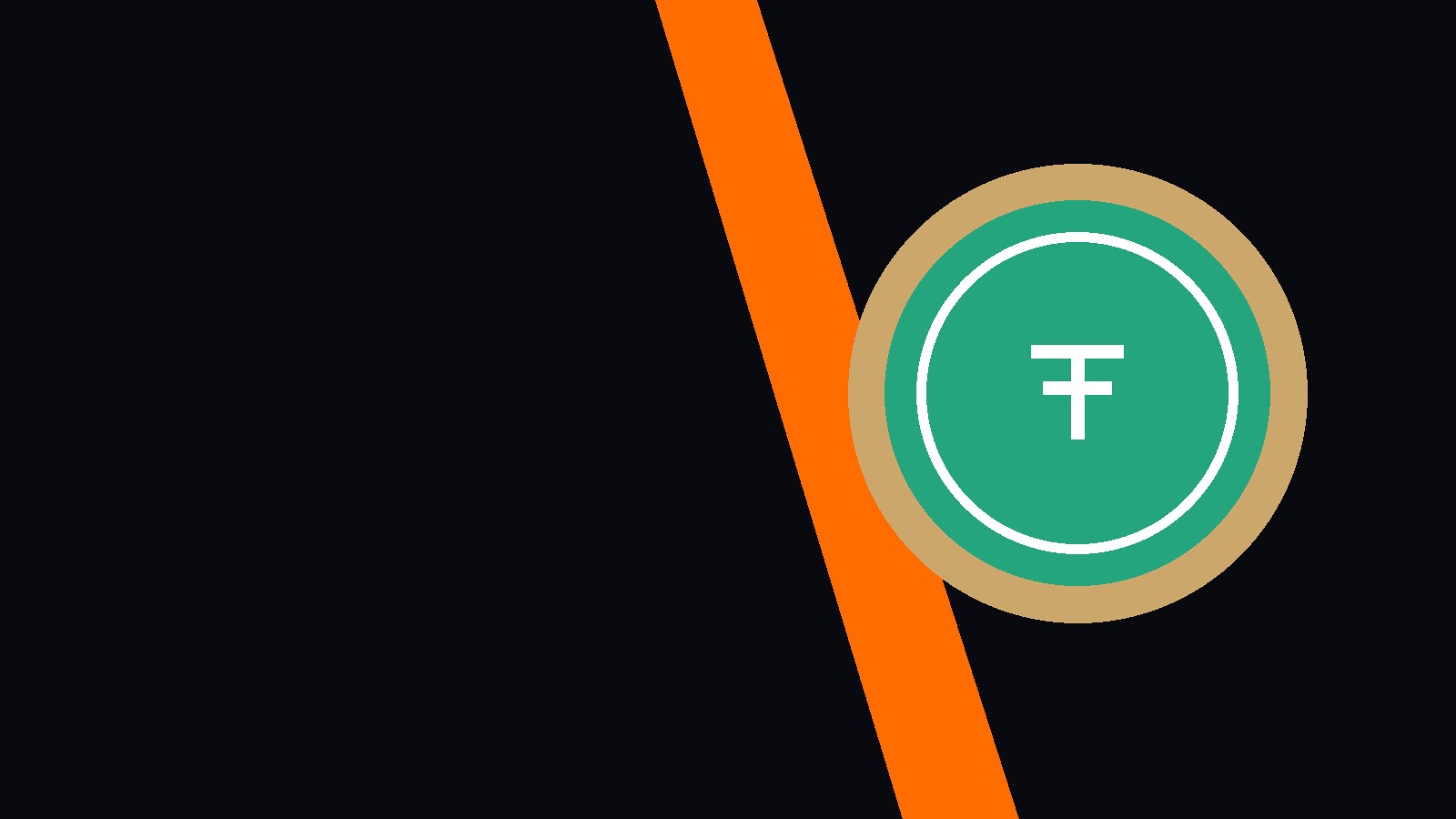 Tether coin on a dark field for usdt flash software xyz
